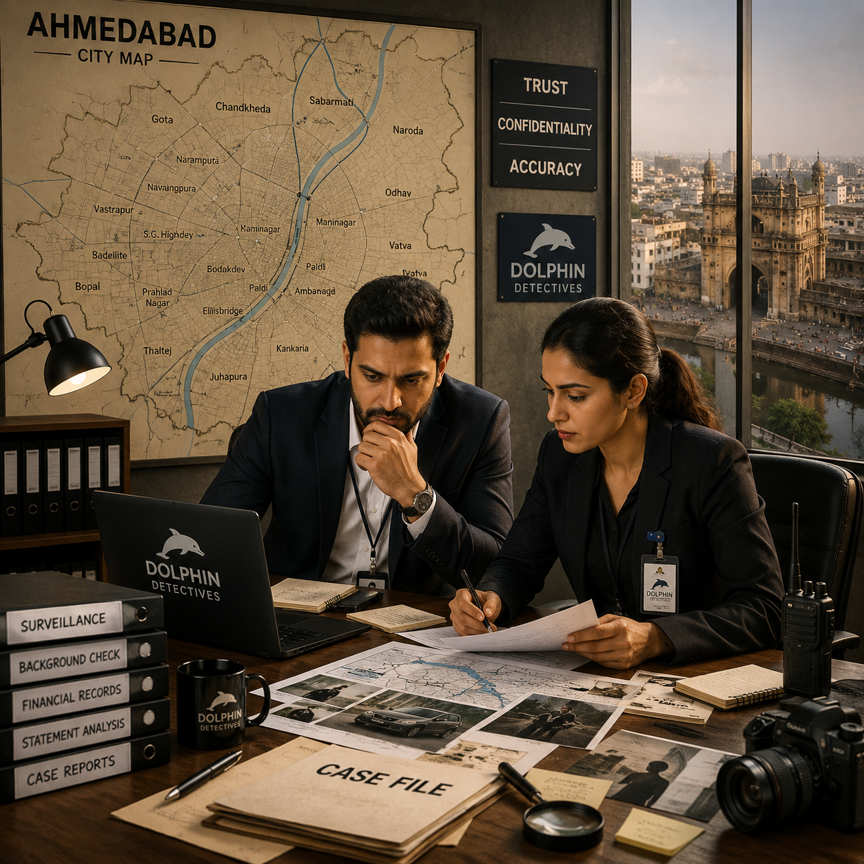 two detective study Ahmedabad case
